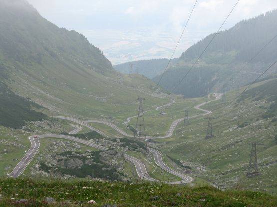 Südrumänische Karpaten auf der Transfagarasch